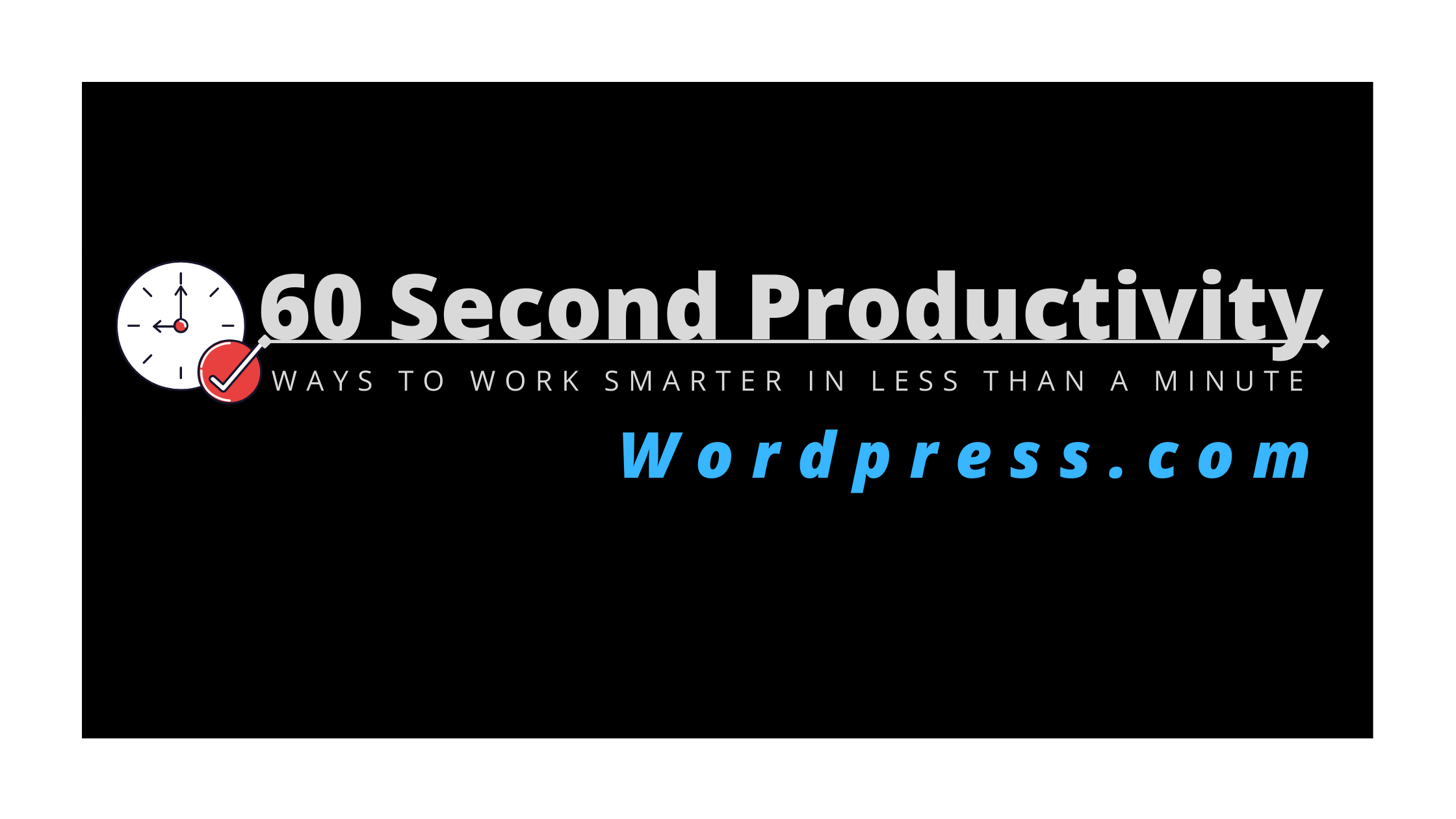 One click to a new post in WordPress.com